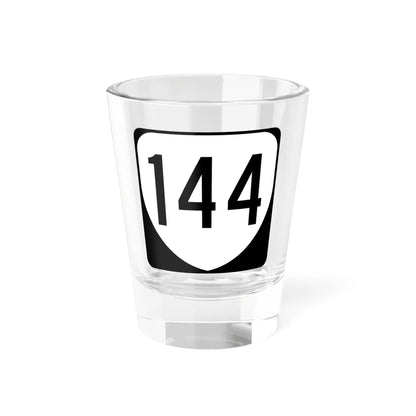 Virginia 144 1980 (Virginia) (Road Sign) Shot Glass 1.5oz 1.5oz - Go Mug Yourself