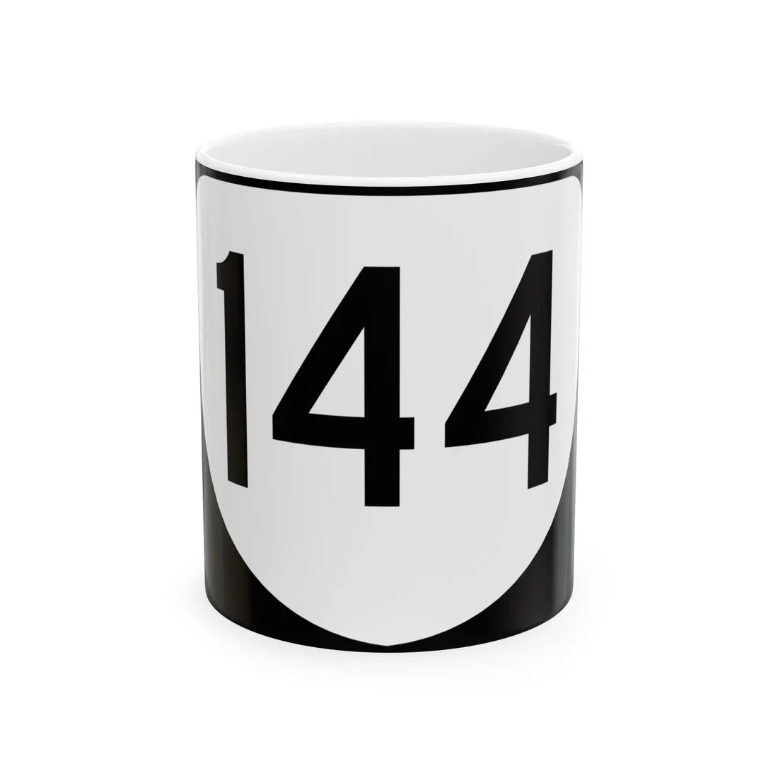 Virginia 144 (Virginia) (Road Sign) White Coffee Mug 11oz - Go Mug Yourself