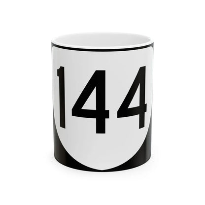 Virginia 144 (Virginia) (Road Sign) White Coffee Mug 11oz - Go Mug Yourself