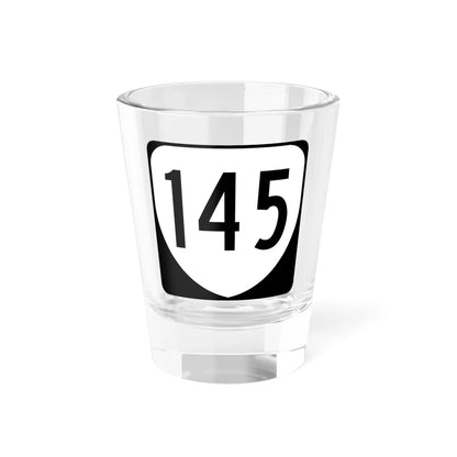 Virginia 145 1980 (Virginia) (Road Sign) Shot Glass 1.5oz 1.5oz - Go Mug Yourself