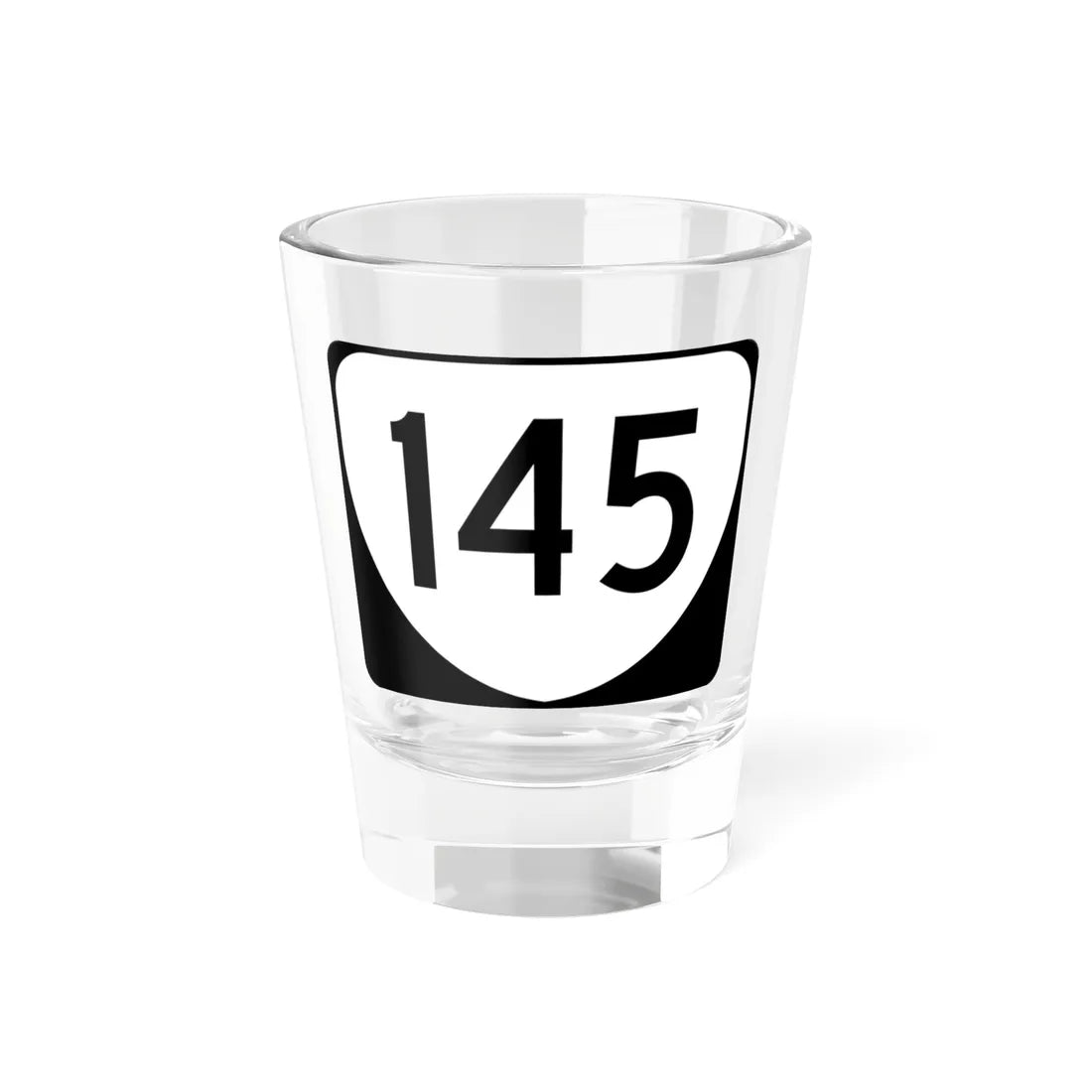 Virginia 145 (Virginia) (Road Sign) Shot Glass 1.5oz 1.5oz - Go Mug Yourself