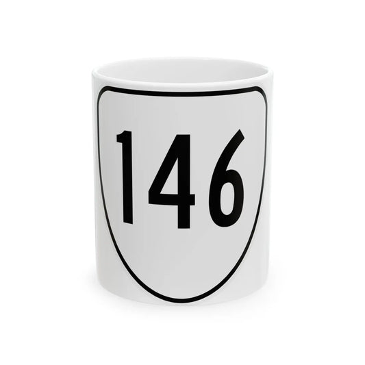 Virginia 146 1956 (Virginia) (Road Sign) White Coffee Mug 11oz - Go Mug Yourself