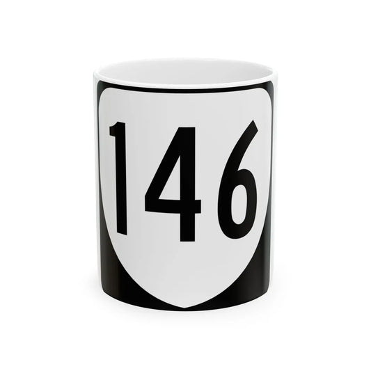 Virginia 146 1980 (Virginia) (Road Sign) White Coffee Mug 11oz - Go Mug Yourself