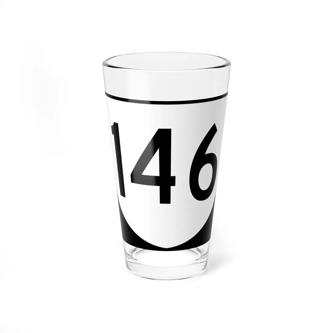 Virginia 146 (Virginia) (Road Sign) Pint Glss 16oz 16oz - Go Mug Yourself