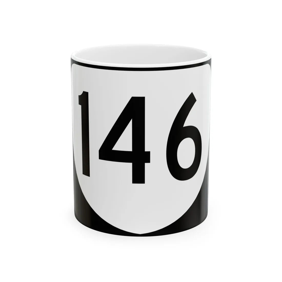 Virginia 146 (Virginia) (Road Sign) White Coffee Mug 11oz - Go Mug Yourself