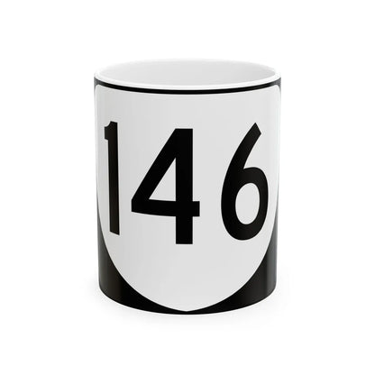 Virginia 146 (Virginia) (Road Sign) White Coffee Mug 11oz - Go Mug Yourself