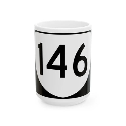 Virginia 146 (Virginia) (Road Sign) White Coffee Mug 15oz - Go Mug Yourself