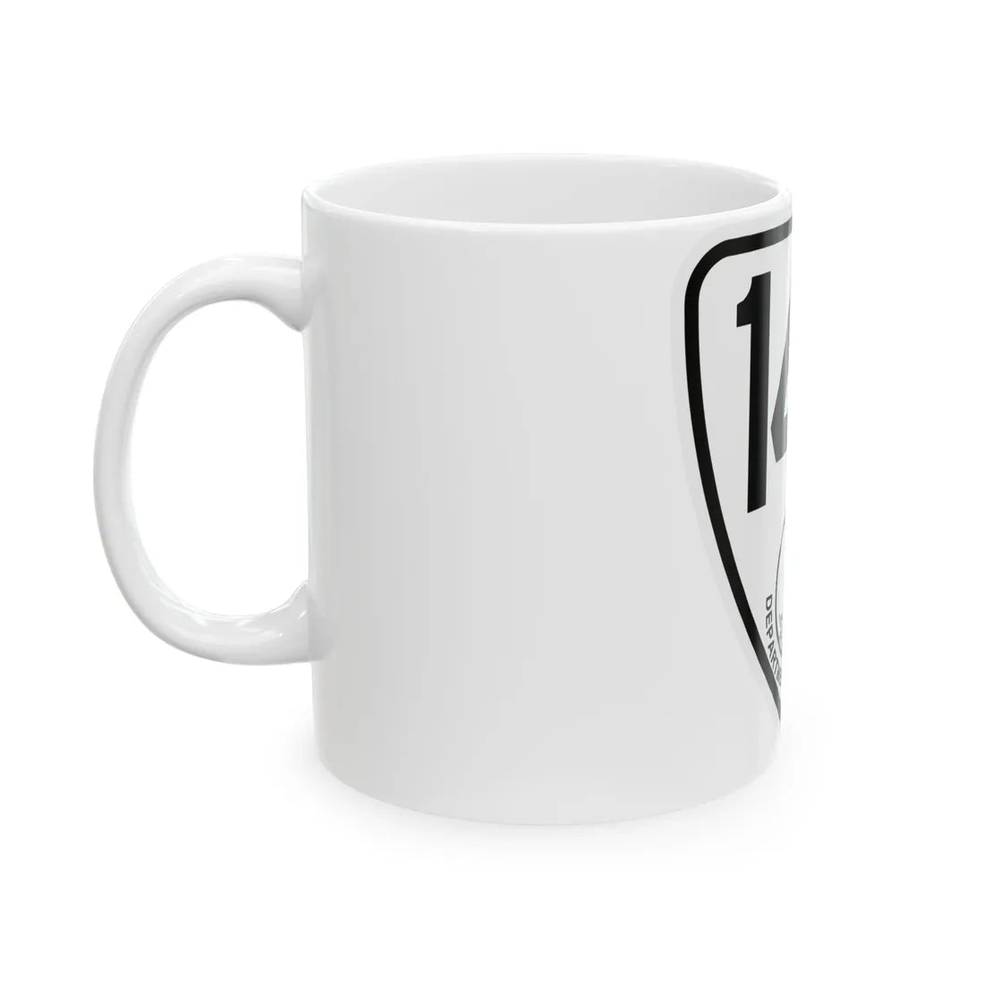 Virginia 147 1924 (Virginia) (Road Sign) White Coffee Mug - Go Mug Yourself