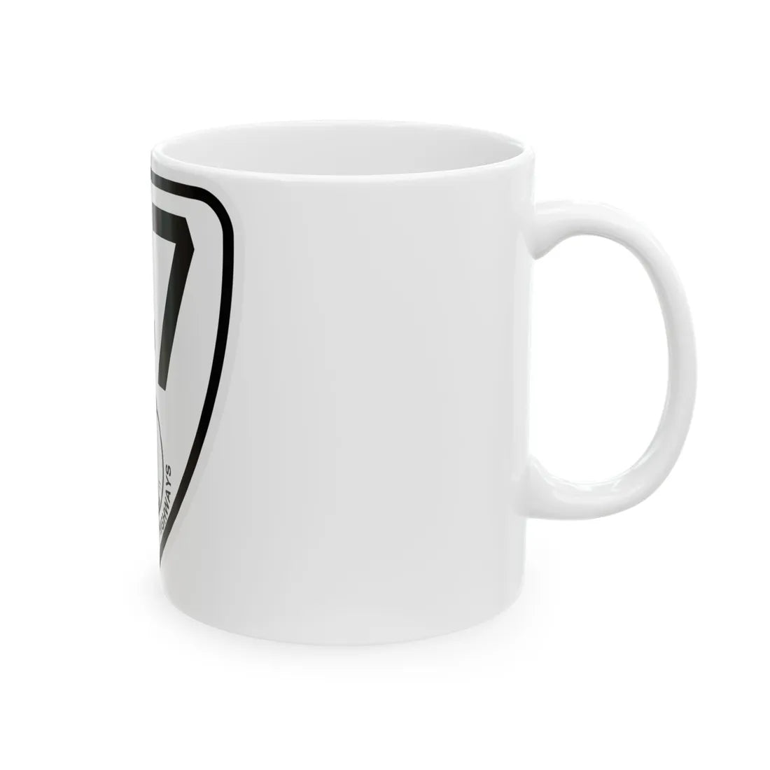 Virginia 147 1924 (Virginia) (Road Sign) White Coffee Mug - Go Mug Yourself