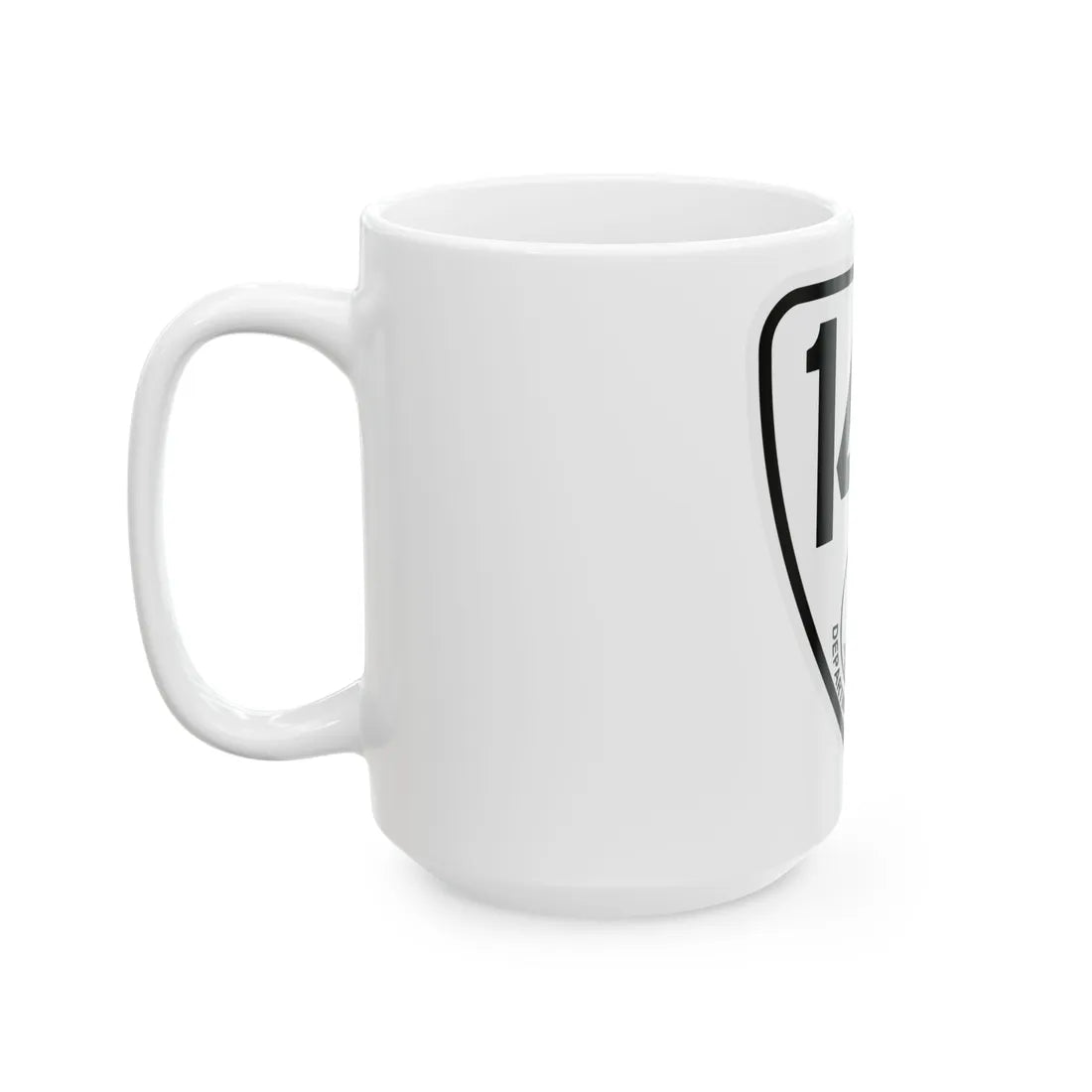 Virginia 147 1924 (Virginia) (Road Sign) White Coffee Mug - Go Mug Yourself