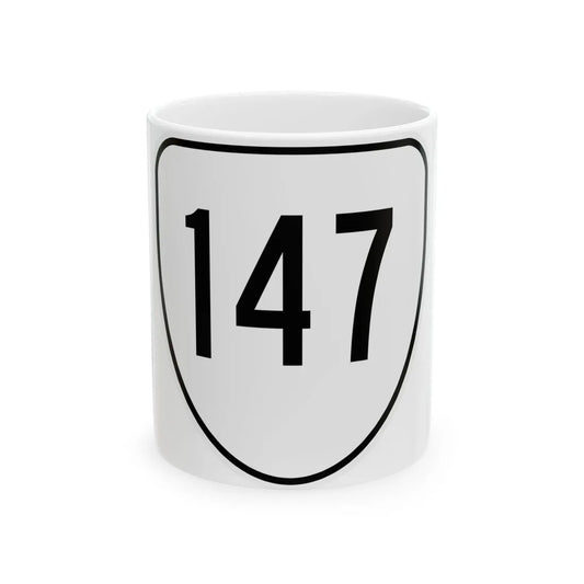 Virginia 147 1956 (Virginia) (Road Sign) White Coffee Mug 11oz - Go Mug Yourself