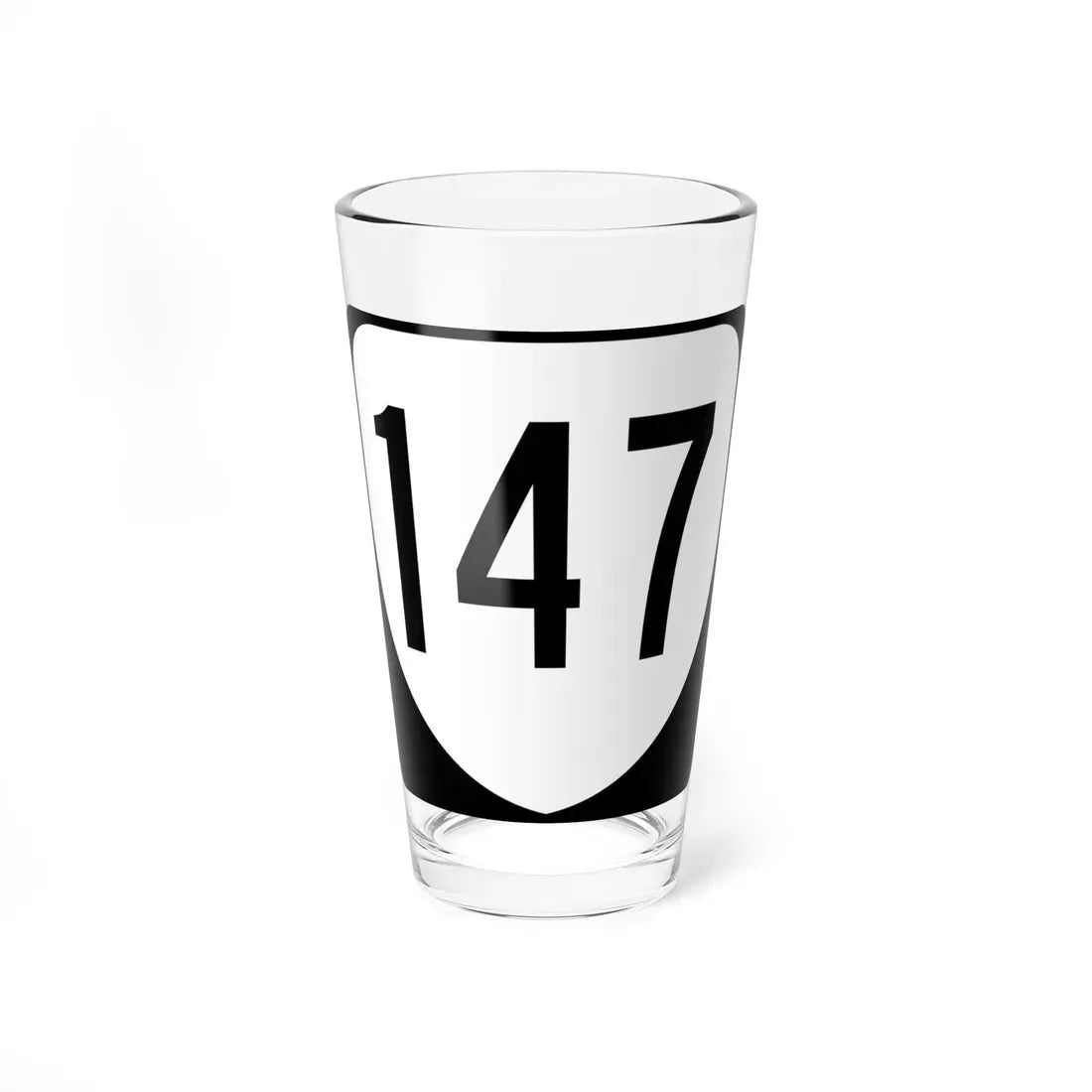 Virginia 147 1980 (Virginia) (Road Sign) Pint Glass 16oz 16oz - Go Mug Yourself