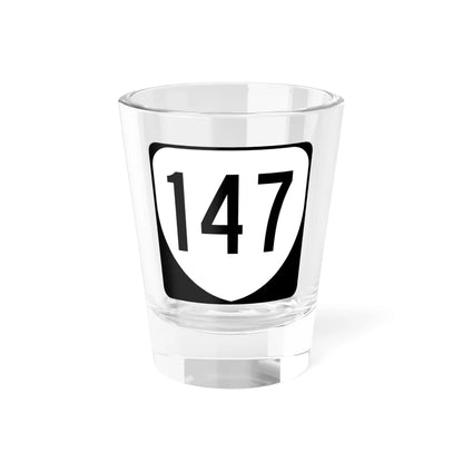Virginia 147 1980 (Virginia) (Road Sign) Shot Glass 1.5oz 1.5oz - Go Mug Yourself
