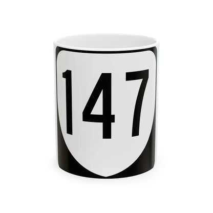 Virginia 147 1980 (Virginia) (Road Sign) White Coffee Mug 11oz - Go Mug Yourself