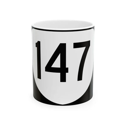 Virginia 147 (Virginia) (Road Sign) White Coffee Mug 11oz - Go Mug Yourself