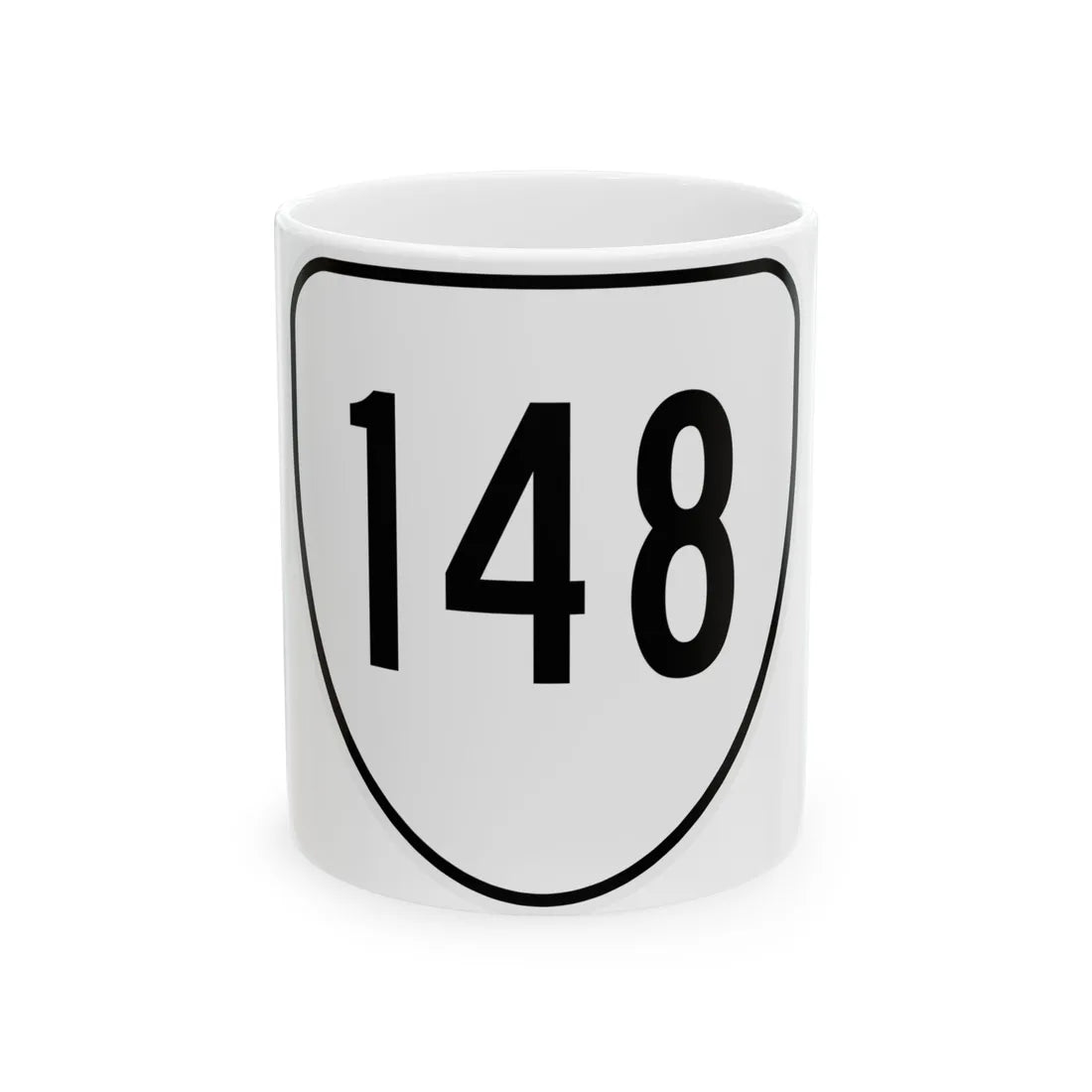 Virginia 148 1956 (Virginia) (Road Sign) White Coffee Mug 11oz - Go Mug Yourself
