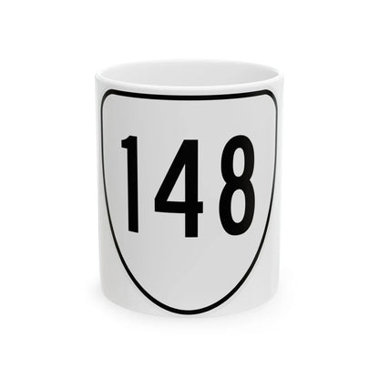 Virginia 148 1956 (Virginia) (Road Sign) White Coffee Mug 11oz - Go Mug Yourself