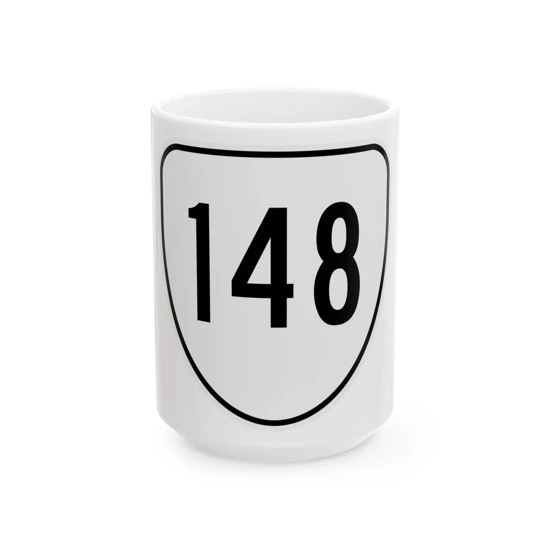 Virginia 148 1956 (Virginia) (Road Sign) White Coffee Mug 15oz - Go Mug Yourself