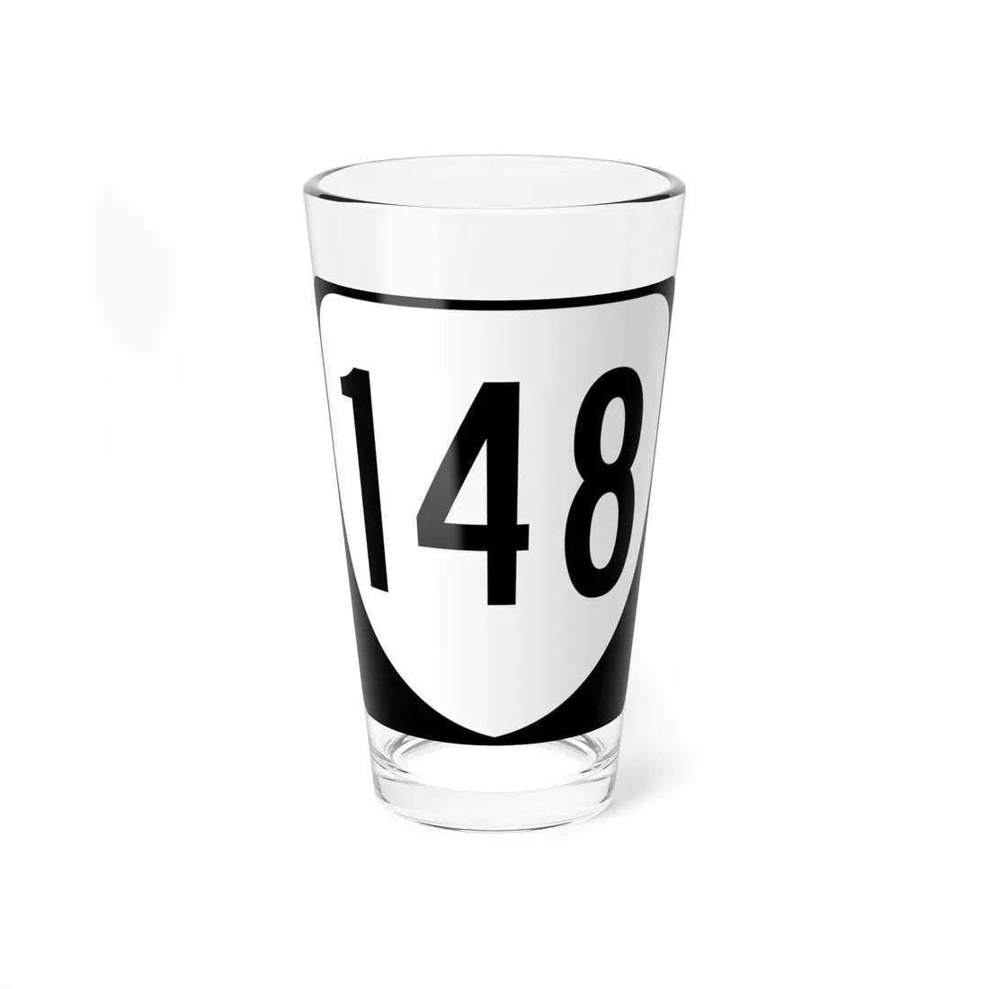 Virginia 148 1980 (Virginia) (Road Sign) Pint Glass 16oz 16oz - Go Mug Yourself