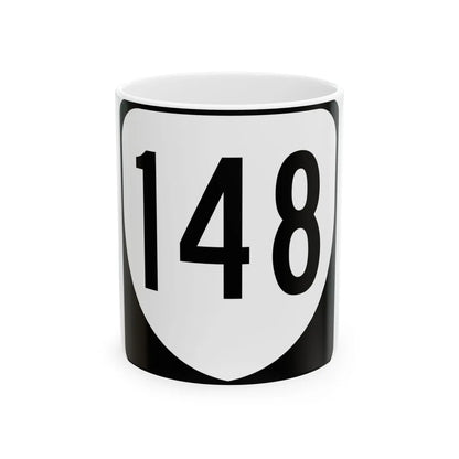 Virginia 148 1980 (Virginia) (Road Sign) White Coffee Mug 11oz - Go Mug Yourself