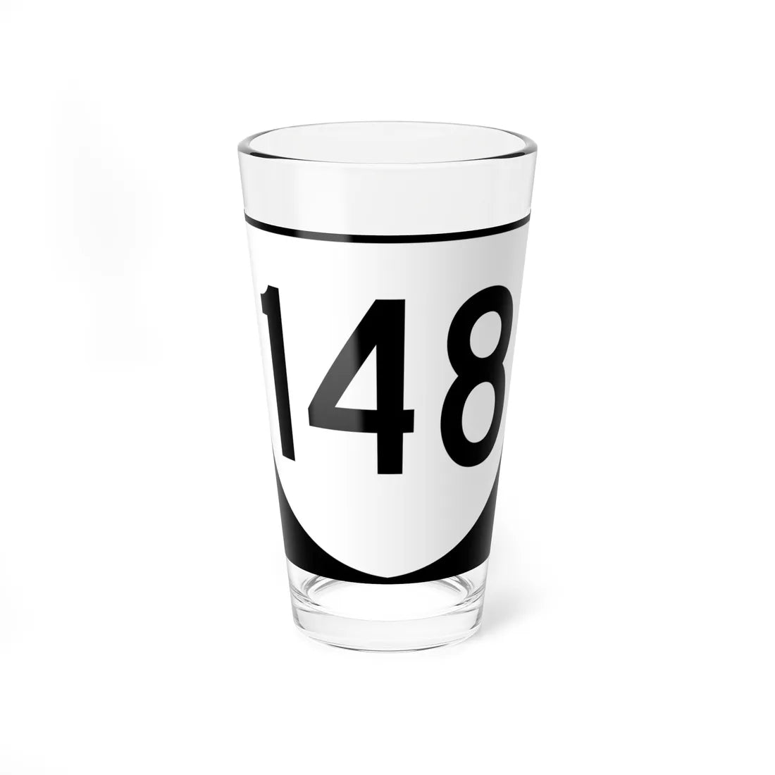 Virginia 148 (Virginia) (Road Sign) Pint Glss 16oz 16oz - Go Mug Yourself