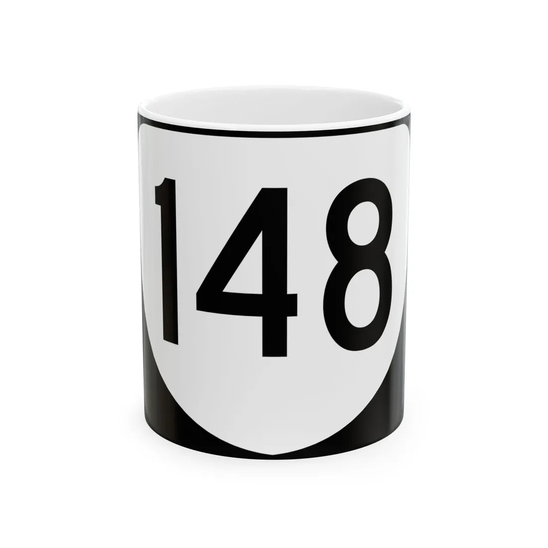 Virginia 148 (Virginia) (Road Sign) White Coffee Mug 11oz - Go Mug Yourself