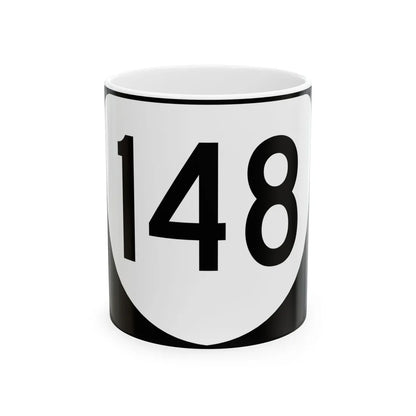 Virginia 148 (Virginia) (Road Sign) White Coffee Mug 11oz - Go Mug Yourself