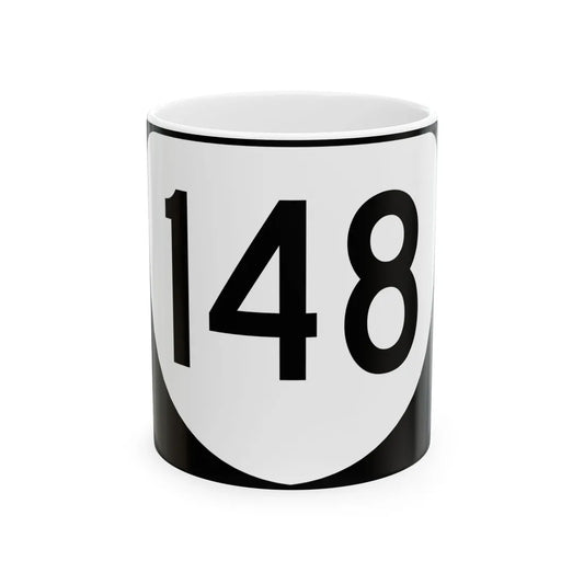 Virginia 148 (Virginia) (Road Sign) White Coffee Mug 11oz - Go Mug Yourself