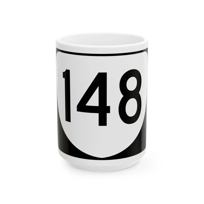 Virginia 148 (Virginia) (Road Sign) White Coffee Mug 15oz - Go Mug Yourself