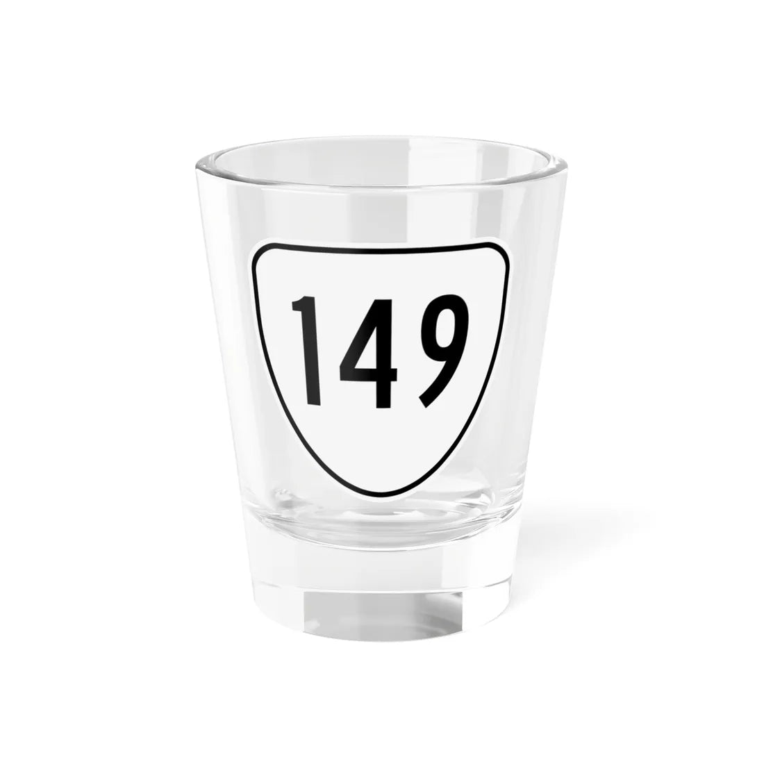 Virginia 149 1956 (Virginia) (Road Sign) Shot Glass 1.5oz 1.5oz - Go Mug Yourself