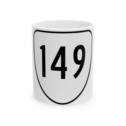 Virginia 149 1956 (Virginia) (Road Sign) White Coffee Mug 11oz - Go Mug Yourself
