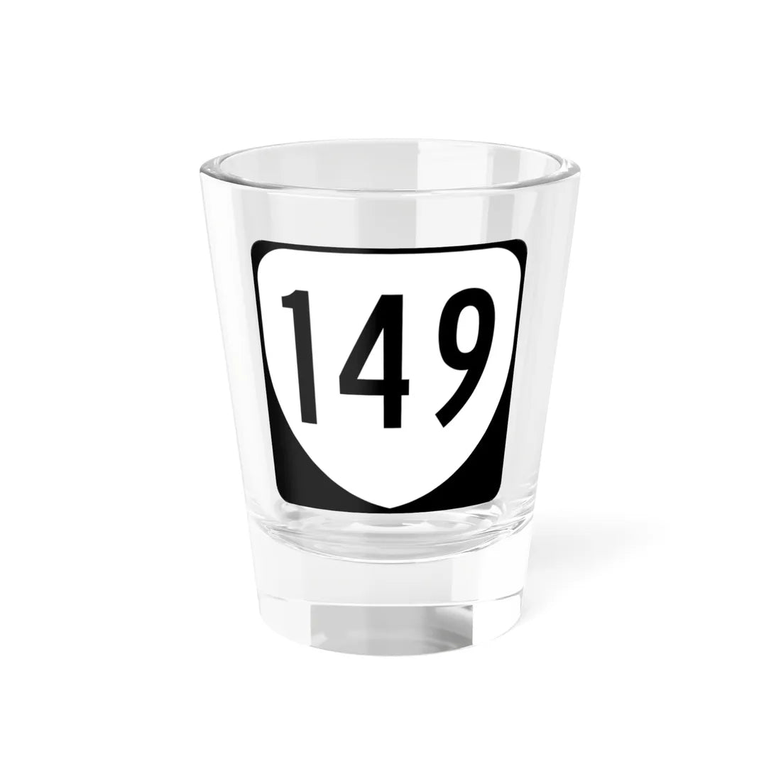 Virginia 149 1980 (Virginia) (Road Sign) Shot Glass 1.5oz 1.5oz - Go Mug Yourself