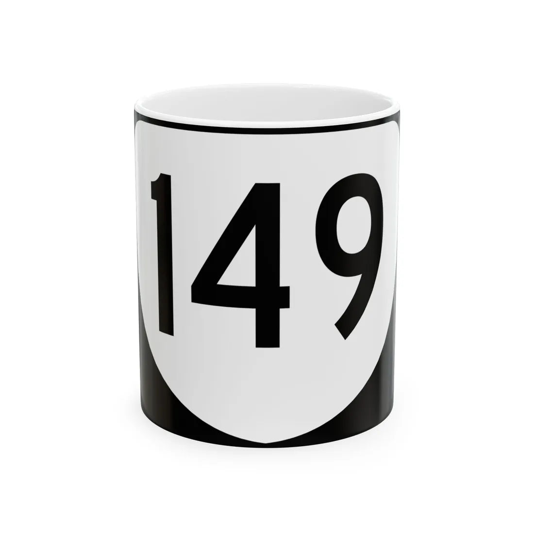 Virginia 149 (Virginia) (Road Sign) White Coffee Mug 11oz - Go Mug Yourself