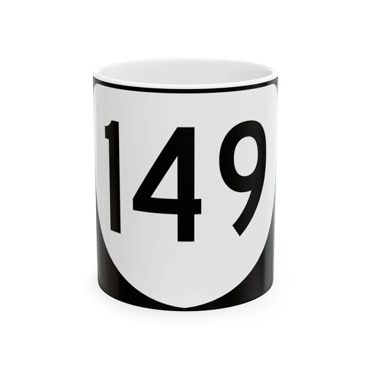 Virginia 149 (Virginia) (Road Sign) White Coffee Mug 11oz - Go Mug Yourself