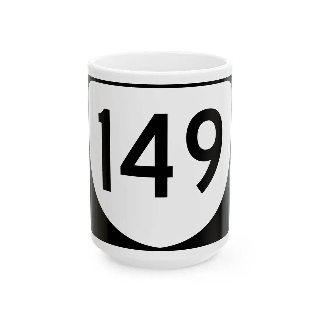 Virginia 149 (Virginia) (Road Sign) White Coffee Mug 15oz - Go Mug Yourself