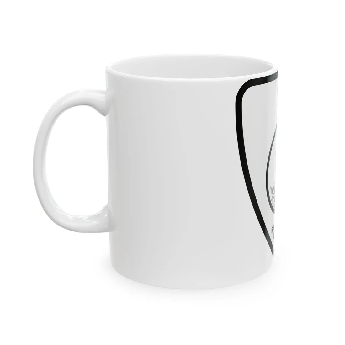 Virginia 15 1918 (Virginia) (Road Sign) White Coffee Mug - Go Mug Yourself