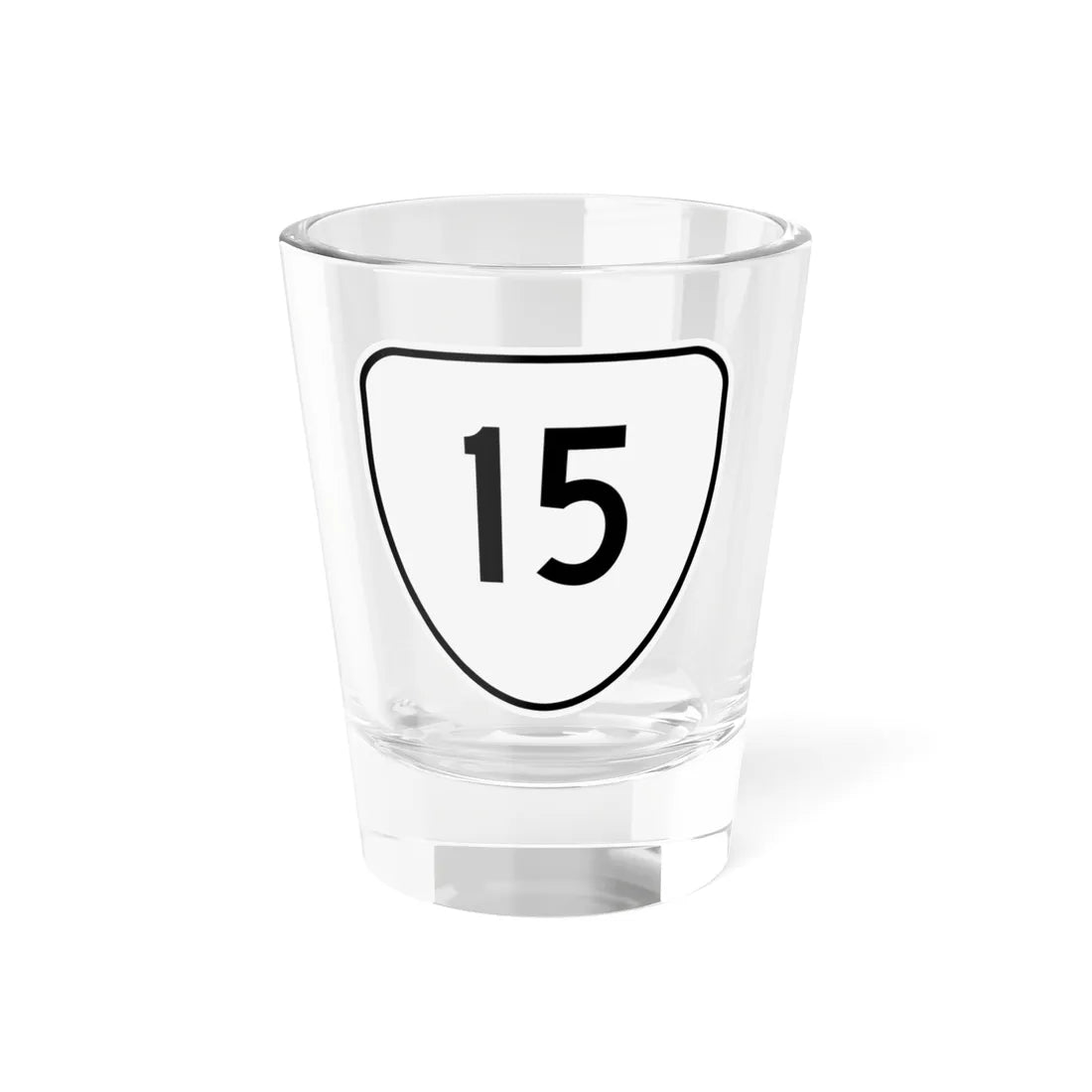 Virginia 15 1956 (Virginia) (Road Sign) Shot Glass 1.5oz 1.5oz - Go Mug Yourself