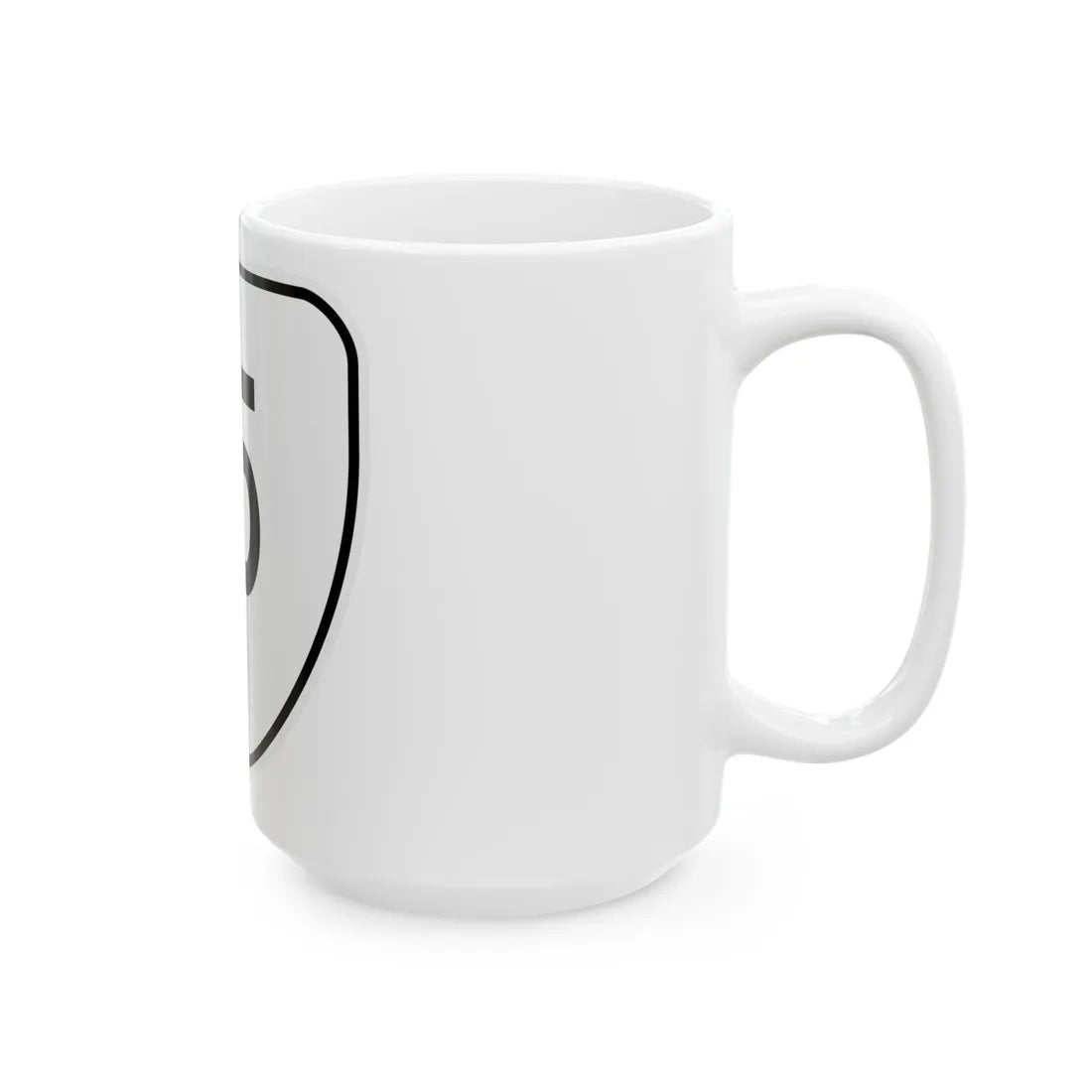 Virginia 15 1956 (Virginia) (Road Sign) White Coffee Mug - Go Mug Yourself
