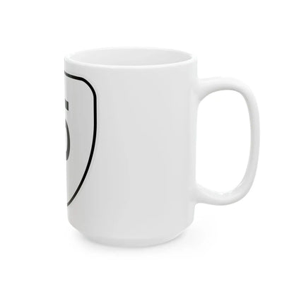 Virginia 15 1956 (Virginia) (Road Sign) White Coffee Mug - Go Mug Yourself