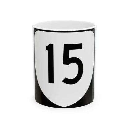 Virginia 15 (Virginia) (Road Sign) White Coffee Mug 11oz - Go Mug Yourself