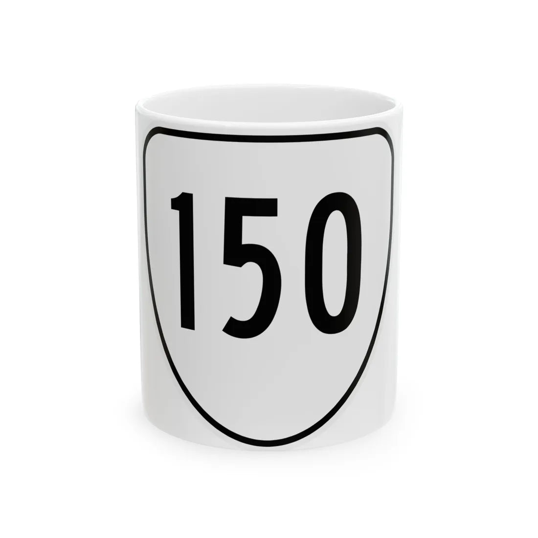 Virginia 150 1956 (Virginia) (Road Sign) White Coffee Mug 11oz - Go Mug Yourself