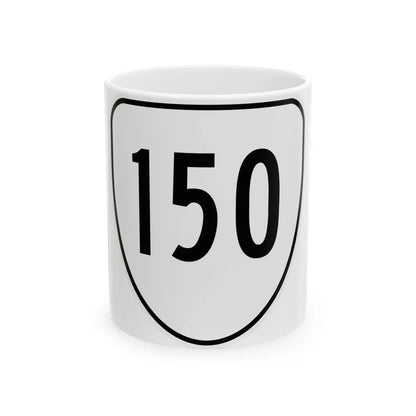 Virginia 150 1956 (Virginia) (Road Sign) White Coffee Mug 11oz - Go Mug Yourself