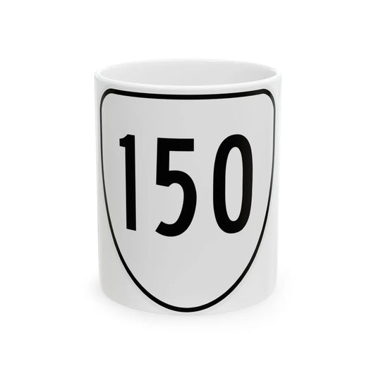 Virginia 150 1956 (Virginia) (Road Sign) White Coffee Mug 11oz - Go Mug Yourself