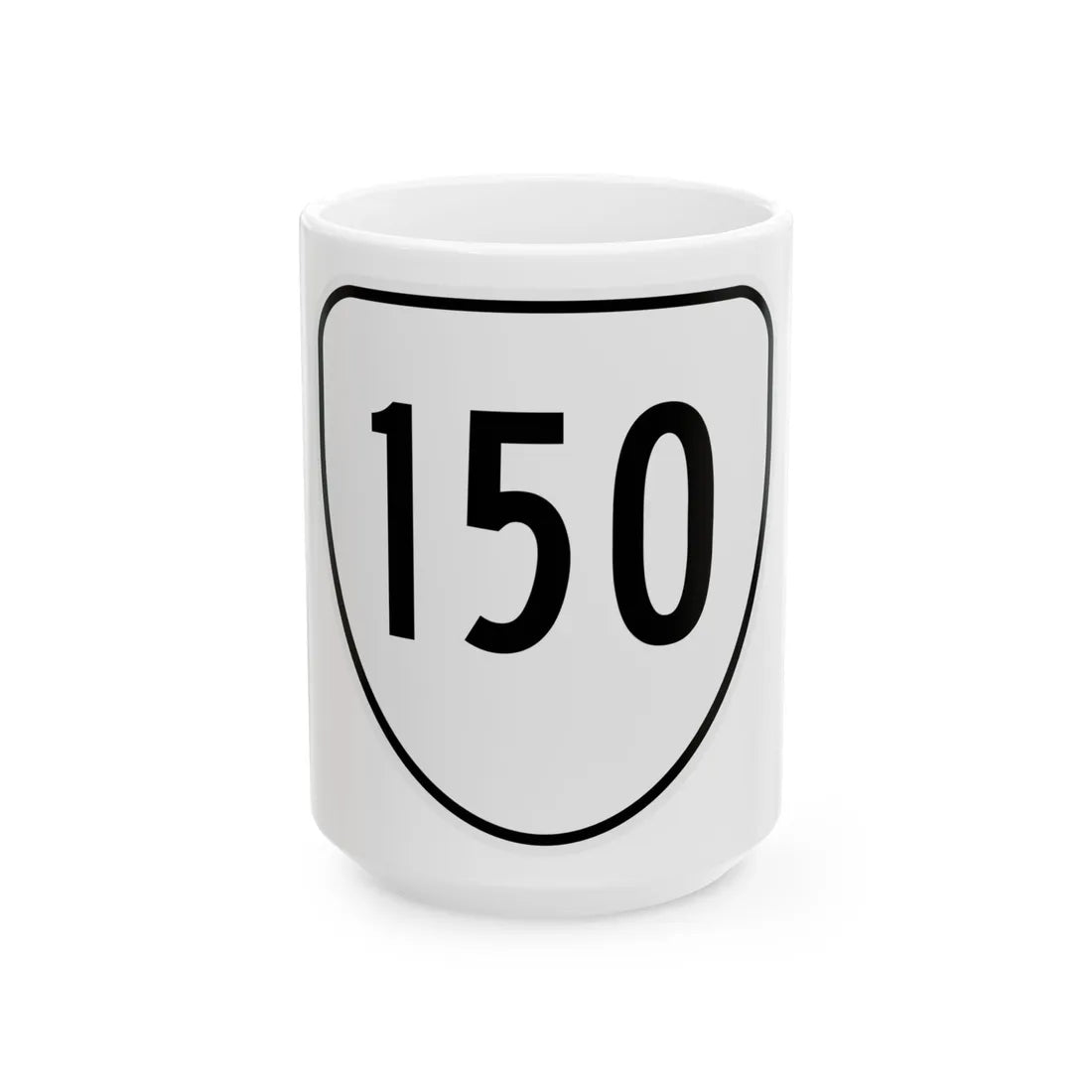 Virginia 150 1956 (Virginia) (Road Sign) White Coffee Mug 15oz - Go Mug Yourself