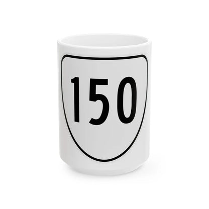 Virginia 150 1956 (Virginia) (Road Sign) White Coffee Mug 15oz - Go Mug Yourself