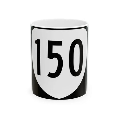 Virginia 150 1980 (Virginia) (Road Sign) White Coffee Mug 11oz - Go Mug Yourself