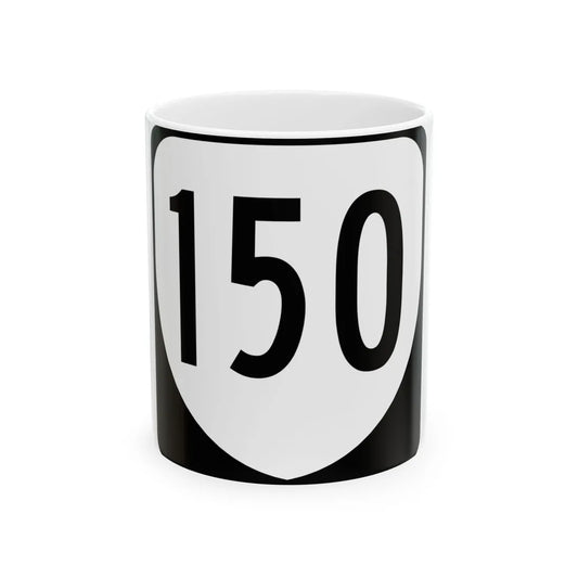 Virginia 150 1980 (Virginia) (Road Sign) White Coffee Mug 11oz - Go Mug Yourself