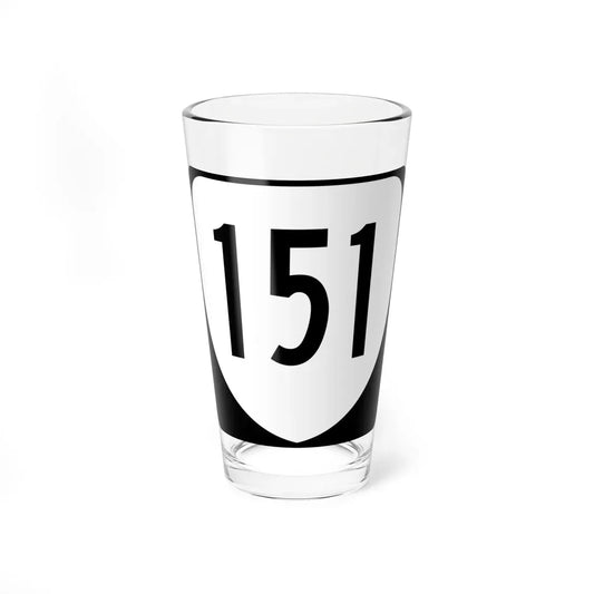 Virginia 151 1980 (Virginia) (Road Sign) Pint Glass 16oz 16oz - Go Mug Yourself