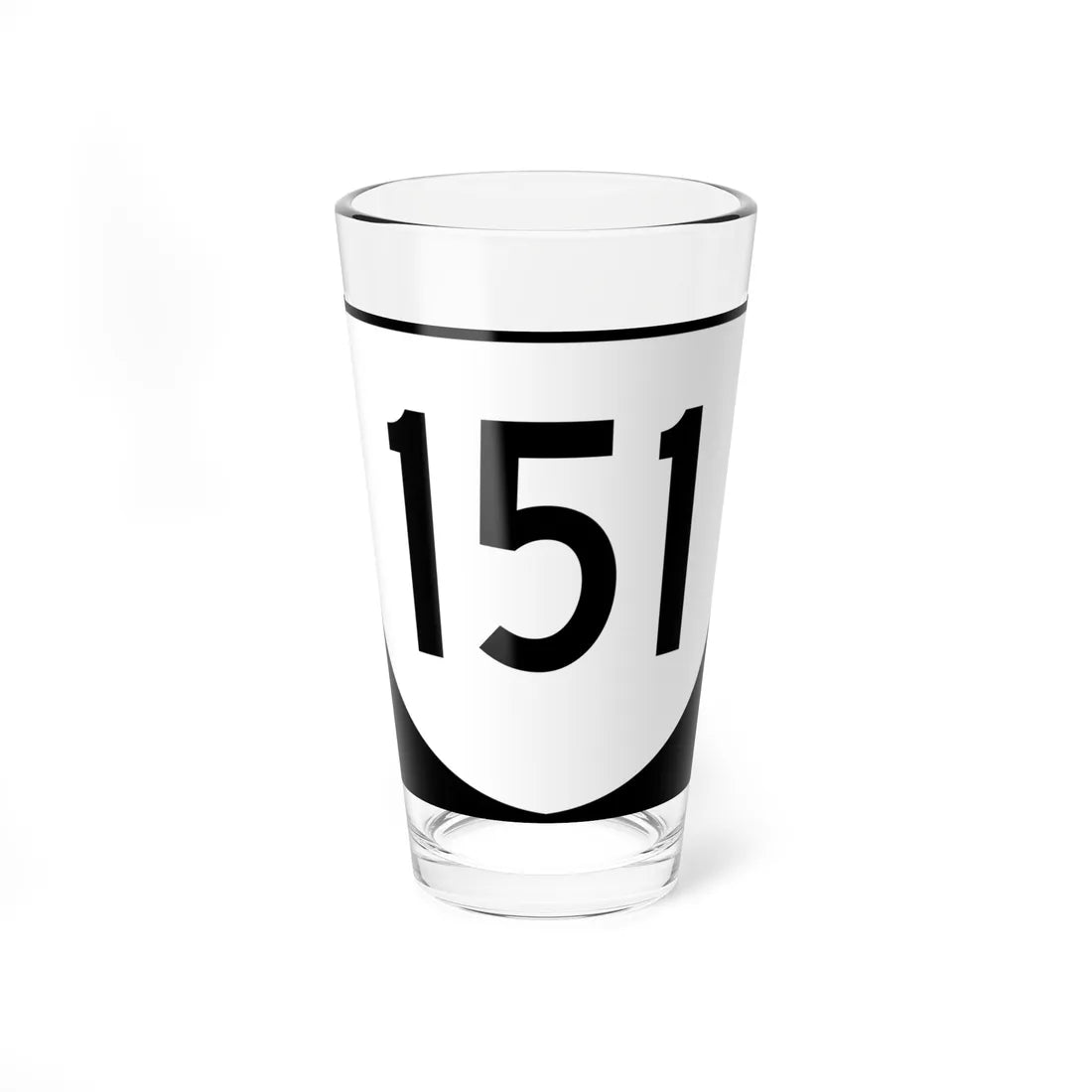 Virginia 151 (Virginia) (Road Sign) Pint Glss 16oz 16oz - Go Mug Yourself