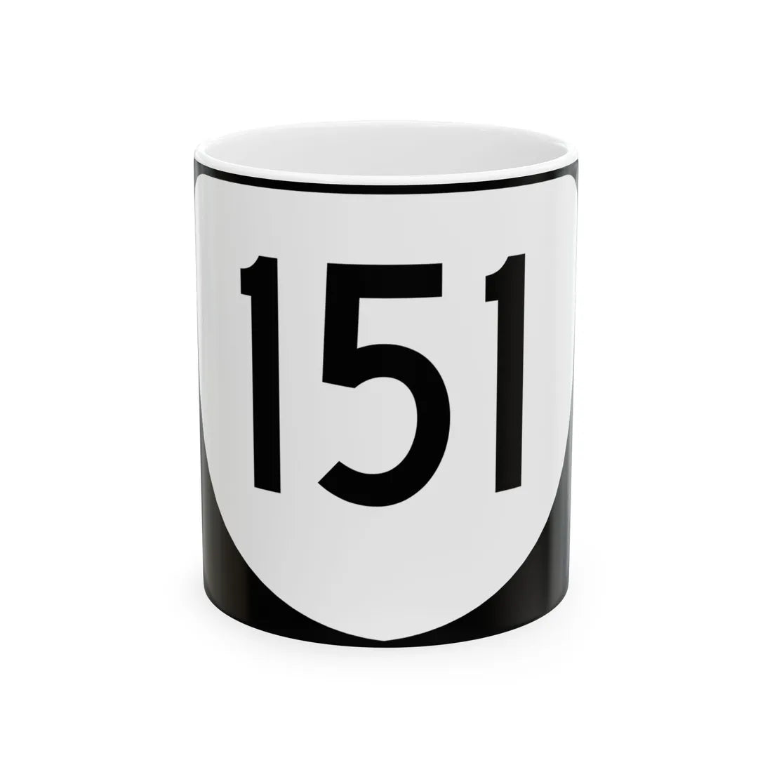 Virginia 151 (Virginia) (Road Sign) White Coffee Mug 11oz - Go Mug Yourself